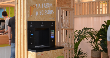 La Fabrik à Boissons au sein du restaurant Olive & Pomme