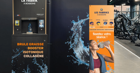 Distributeur de boissons sportives
