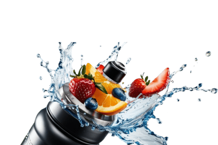 Boissons sportives naturellement fruitées