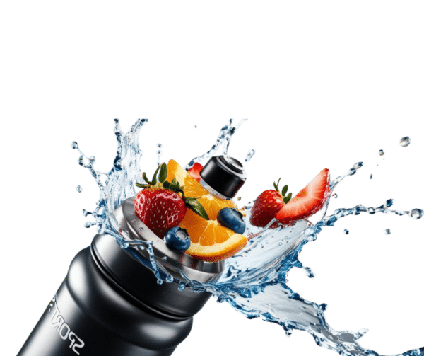 Boissons sportives naturellement fruitées