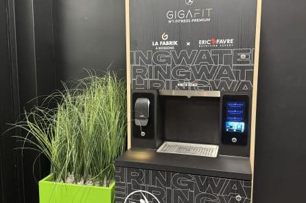 Distributeur de boissons "la Fabrik à boissons" pour la salle de sport GIGAFIT