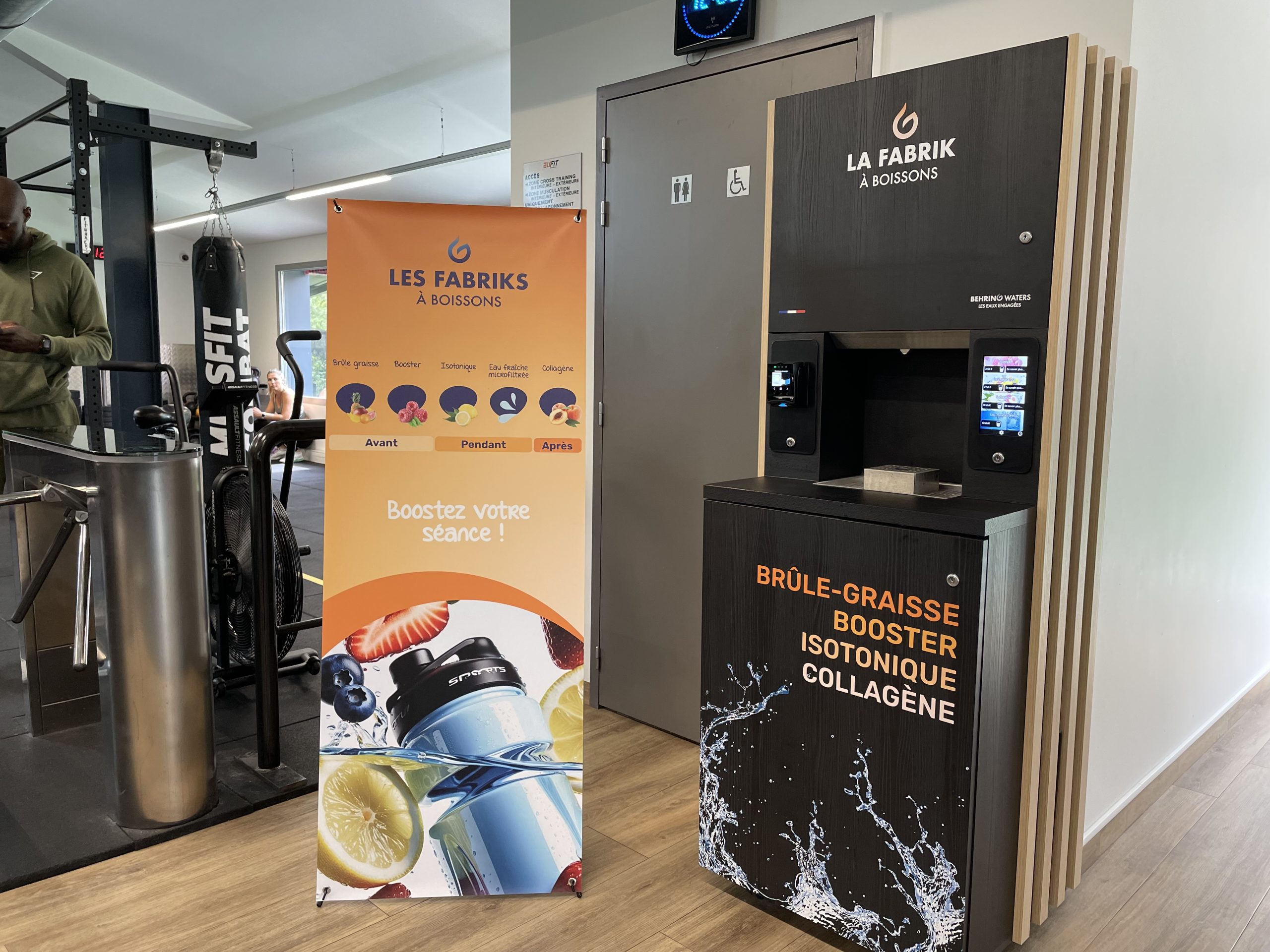 La Fabrik  Boissons Sport : distributeur boissons zro dchet - Behring  Waters